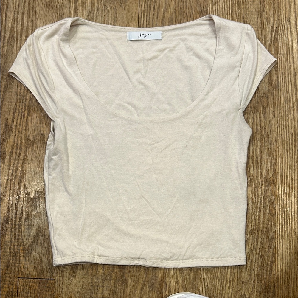 Cream Women's Top